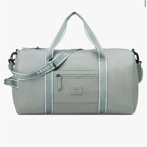 Delsey x Florence by Mills Green Modern Duffel Bag with Adjustable Strap
